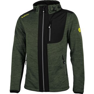 Albatros NAVARRA Strick-/Softshelljacke grün/schwarz L