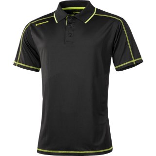 Albatros CLIMA Poloshirt schwarz/gelb L