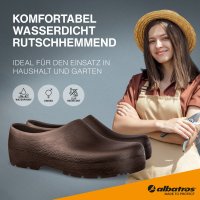 Albatros PURCEL PROFI Gartenclogs braun 36