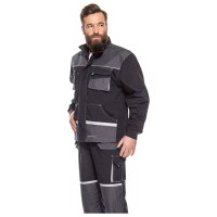 EuroClassic Arbeitsjacke mit Reflexstreifen 270 g/m²