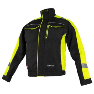 Classic-vis Warnschutz-Arbeitsjacke gelb 270 g/m²