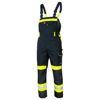 Classic-vis moderne Warnschutz-Latzhose 270 g/m²