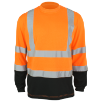 High Visibility Warnschutz Langarm-Shirt 175 g/m²