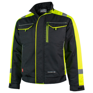 WorkwearCLASSIC Vis Winter Warnschutz-Arbeitsjacke aus Mischgewebe 270 g/m²