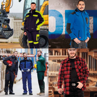 WorkwearCLASSIC Vis Winter Warnschutz-Arbeitsjacke aus...