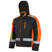 Classwork Winter Warnschutz-Arbeitsjacke aus PU 180...