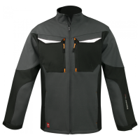 Packer Winter Softshell-Arbeitsjacke mit Brusttaschen aus...