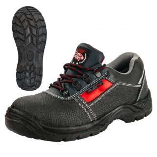 BPMAN Sicherheitshalbschuhe aus Rindsleder SB E SRC