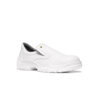 Elten Sicherheitshalbschuh WHITE Slipper Low ESD S2