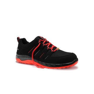 Elten Sicherheitshalbschuh MADDOX black-red Low ESD S3, Gr. 41