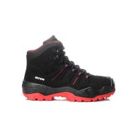 Elten Sicherheitsschnürstiefel QUENTIN black-red Mid...