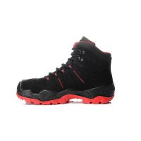 Elten Sicherheitsschnürstiefel QUENTIN black-red Mid ESD S3S