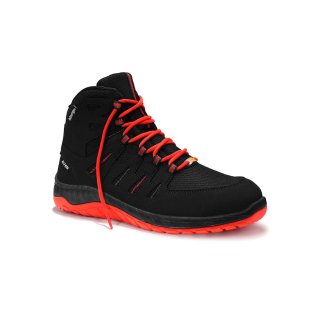 Elten Sicherheitsschnürstiefel MADDOX black-red Mid ESD S3