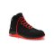 Elten Sicherheitsschnürstiefel MADDOX black-red Mid ESD S3