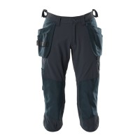 Mascot ACCELERATE Dreiviertel-Hose mit Hängetaschen 18249-311 Marine C44 235 g/m²