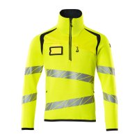 Mascot ACCELERATE SAFE Strickpullover mit kurzem Reißverschluss 19005 aus Synthetik 380 g/m²