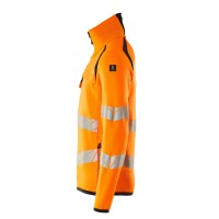 Mascot ACCELERATE SAFE Strickpullover mit kurzem Reißverschluss 19005-351 Orange/Schwarzblau 2XL 380 g/m²