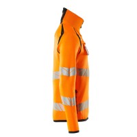 Mascot ACCELERATE SAFE Strickpullover mit kurzem Reißverschluss 19005-351 Orange/Schwarzblau 2XL 380 g/m²