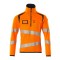 Mascot ACCELERATE SAFE Strickpullover mit kurzem Reißverschluss 19005-351 Orange/Schwarzblau 2XL 380 g/m²