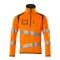 Mascot ACCELERATE SAFE Strickpullover mit kurzem Reißverschluss 19005-351 Orange/Dunkelanthrazit 2XL 380 g/m²