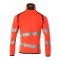 Mascot ACCELERATE SAFE Strickpullover mit kurzem Reißverschluss 19005-351 Rot 2XL 380 g/m²