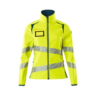 Mascot ACCELERATE SAFE Softshell Jacke 19012-143 Gelb/Dunkelpetroleum 2XL 330 g/m²