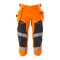 Mascot ACCELERATE SAFE Dreiviertel-Hose mit Hängetaschen 19049-711 Orange C44 265 g/m²