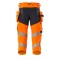 Mascot ACCELERATE SAFE Dreiviertel-Hose mit Hängetaschen 19049-711 Orange C44 265 g/m²