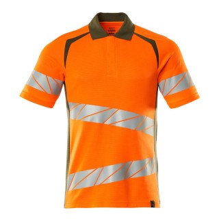 Mascot ACCELERATE SAFE Polo-Shirt 19083-771 Orange/Moosgrün 2XL 150 g/m²