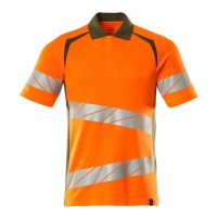 Mascot ACCELERATE SAFE Polo-Shirt 19083-771 Orange/Moosgrün 2XL 150 g/m²