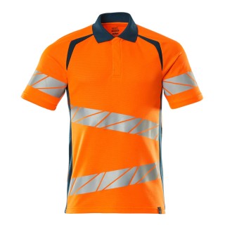 Mascot ACCELERATE SAFE Polo-Shirt 19083-771 Orange/Dunkelpetroleum 2XL 150 g/m²