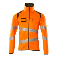 Mascot ACCELERATE SAFE Fleecepullover mit Reißverschluss 19103-315 Orange/Moosgrün 2XL 260 g/m²