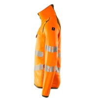 Mascot ACCELERATE SAFE Fleecepullover mit Reißverschluss 19103-315 Orange/Moosgrün 2XL 260 g/m²