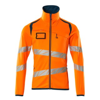 Mascot ACCELERATE SAFE Fleecepullover mit Reißverschluss 19103-315 Orange/Dunkelpetroleum 2XL 260 g/m²