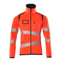 Mascot ACCELERATE SAFE Fleecepullover mit Reißverschluss 19103-315 Rot/Schwarzblau 2XL 260 g/m²