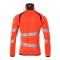 Mascot ACCELERATE SAFE Fleecepullover mit Reißverschluss 19103-315 Rot/Schwarzblau 2XL 260 g/m²