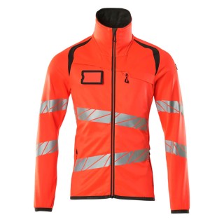 Mascot ACCELERATE SAFE Fleecepullover mit Reißverschluss 19103-315 Rot/Dunkelanthrazit 2XL 260 g/m²