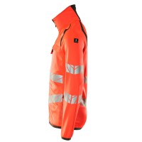 Mascot ACCELERATE SAFE Fleecepullover mit Reißverschluss 19103-315 Rot/Dunkelanthrazit 2XL 260 g/m²