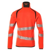 Mascot ACCELERATE SAFE Fleecepullover mit Reißverschluss 19103-315 Rot/Dunkelanthrazit 2XL 260 g/m²