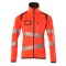 Mascot ACCELERATE SAFE Fleecepullover mit Reißverschluss 19103-315 Rot/Dunkelanthrazit 2XL 260 g/m²