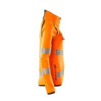 Mascot ACCELERATE SAFE Fleecepullover mit Reißverschluss 19153-315 Orange/Moosgrün 2XL 260 g/m²