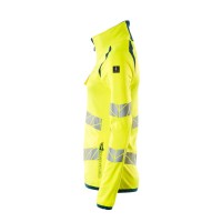 Mascot ACCELERATE SAFE Fleecepullover mit Reißverschluss 19153-315 Gelb/Dunkelpetroleum 2XL 260 g/m²