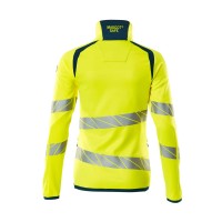 Mascot ACCELERATE SAFE Fleecepullover mit Reißverschluss 19153-315 Gelb/Dunkelpetroleum 2XL 260 g/m²