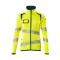 Mascot ACCELERATE SAFE Fleecepullover mit Reißverschluss 19153-315 Gelb/Dunkelpetroleum 2XL 260 g/m²