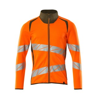 Mascot ACCELERATE SAFE Sweatshirt mit Reißverschluss 19184-781 Orange/Moosgrün 2XL 260 g/m²