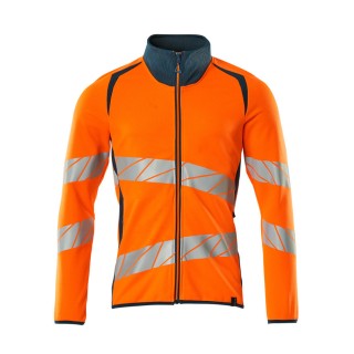 Mascot ACCELERATE SAFE Sweatshirt mit Reißverschluss 19184-781 Orange/Dunkelpetroleum 2XL 260 g/m²