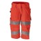 Mascot ACCELERATE SAFE Shorts, lang 19248-510 Rot C34 205 g/m²