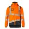 Mascot ACCELERATE SAFE Hard Shell Jacke 19301-231 Orange/Schwarzblau 2XL 210 g/m²