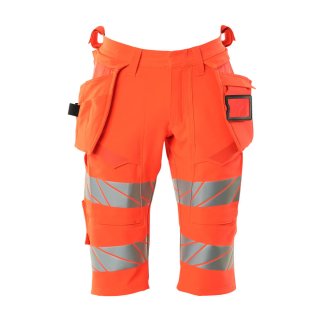 Mascot ACCELERATE SAFE Shorts, lang mit Hängetaschen 19349-711 Rot C44 265 g/m²