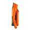 Mascot ACCELERATE SAFE Fleecepullover mit kurzem Reißverschluss 19353-316 Orange/Schwarzblau 2XL 260 g/m²